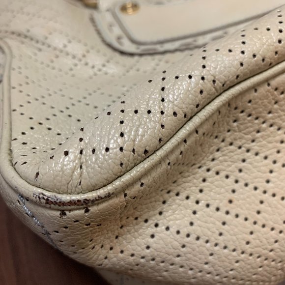 Celine Cream Color Boogie Leather Handbag - Picture 5 of 15